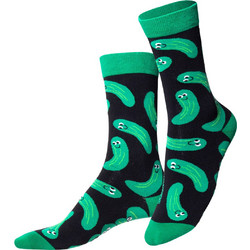 Eat My Socks Ανδρικές Κάλτσες Ψηλές με Σχέδια Μαύρες EMSSAFFPIC