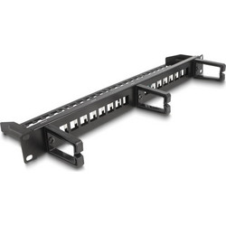 DeLOCK 66237 Patch Panel Keystone Rack 1U 19" 16 Θυρών