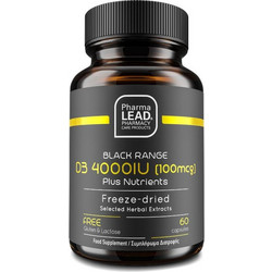 Pharmalead Black Range D3 4000iu Plus Nutrients 60 Κάψουλες