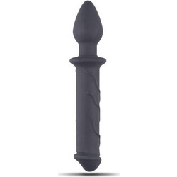 Toyz4lovers Darkside Double Πρωκτικό Dildo 22cm Μαύρο