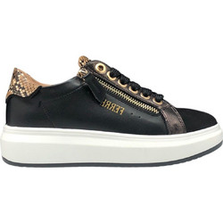 Ferre Γυναικεία Sneakers Flatforms Μαύρα F441