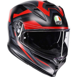 AGV K7 Glimpse Red Black Κράνος Μηχανής Full Face 1450gr