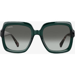 Lancel LA91054 C03 Ανδρικά Γυαλιά Ηλίου Τετράγωνα Κοκάλινα Πράσινα με Μαύρο Φακό