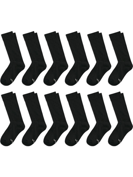 Jepa Ανδρικές Κάλτσες Ψηλές Μαύρες 12Pack 329780-5579