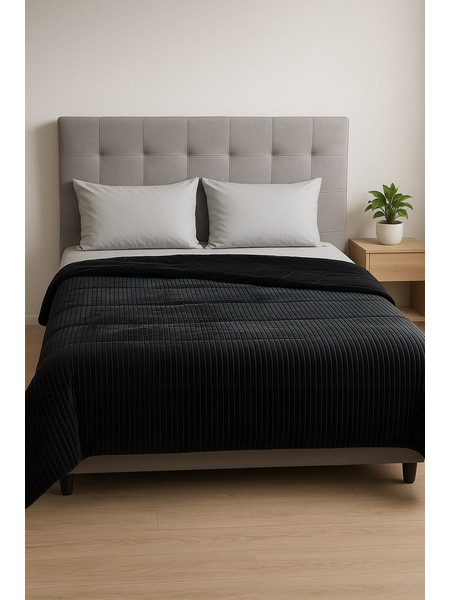 Cosmin Κουβερτοπάπλωμα Υπέρδιπλο 220x240 Black 4000152
