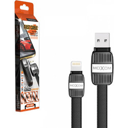 Moxom MX-CB04 Flat USB-A to Lightning Cable 1m Black