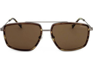 Hackett HSB919 505 Ανδρικά Γυαλιά Ηλίου Aviator Μεταλλικά Χρυσά με Καφέ Φακό