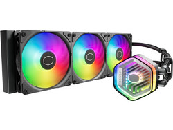 Cooler Master MasterLiquid 360 Atmos Stealth Υδρόψυξη CPU 120mm ARGB για Socket AM4 / 1200 / 1700 / AM5 / 1851 / 115x