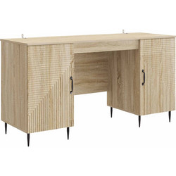 vidaXL Γραφείο Υπολογιστή Ξύλινο 142.5x50x75cm 3414605