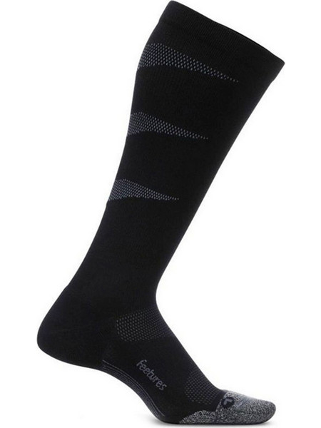 Feetures Ανδρικές Κάλτσες Ψηλές με Σχέδια Μαύρες PC60250
