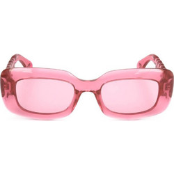 Lanvin LNV629S 669 Γυναικεία Γυαλιά Ηλίου Ορθογώνια Κοκάλινα Ροζ με Ροζ Φακό