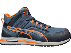 Puma Crosstwist Μποτάκια Ασφαλείας S3 Αδιάβροχα Μπλε Πορτοκαλί 02-4371
