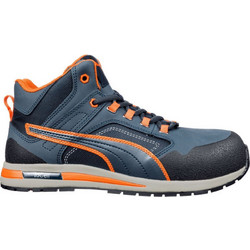 Puma Crosstwist Μποτάκια Ασφαλείας S3 Αδιάβροχα Μπλε Πορτοκαλί 02-4371