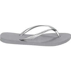 Havaianas Γυναικείες Σαγιονάρες Αντιολισθητικές Ασημί Γκρι 4000030-9726