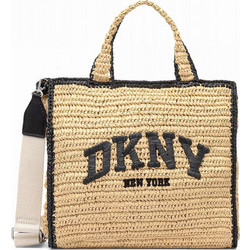 DKNY Hadlee Γυναικεία Τσάντα Χειρός Ψάθινη Μπεζ R61AYR57-NAX