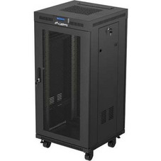 Lanberg FF01-6624-23BL Επιτοίχια Καμπίνα Rack 24U 60x60x132cm