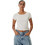 Calvin Klein Γυναικείο Καλοκαιρινό Crop Top Ριπ Γκρι LV047C200G-P4P
