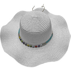 SUMMERtiempo Γυναικείο Καπέλο Boater Ψάθινο Λευκό 623346-1