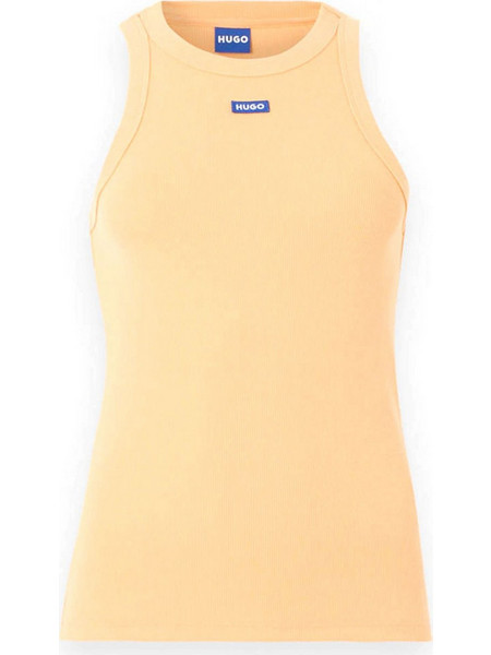 Hugo Boss Γυναικείο Καλοκαιρινό Top Ριπ Πορτοκαλί 50508857-830