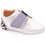 Gorgino Βαπτιστικά Sneakers Αγκαλιάς για Κορίτσι Εκρού Ασημί M277-2