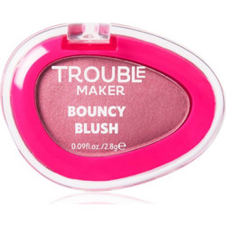 Trouble Maker Bouncy Baseline Rose Powder Blush 2.8gr