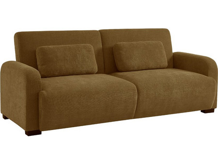 Liberta Nubo Τριθέσιος Καναπές Χακί 213x93x86cm 70-0456