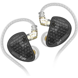 KZ AS16 Pro Ακουστικά Ψείρες In-Ear Διαφανή Μαύρα