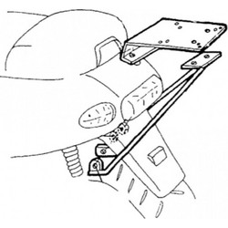 Shad Top Master Σχάρα Μηχανής για Piaggio Typhoon 50 '99-'03