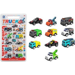 Tradesor Σετ Αυτοκινητάκια Pull Back 10τμχ 233157