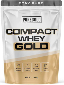 Pure Gold Compact Whey Gold Dubai White Chocolate Πρωτεΐνη Ορού Γάλακτος Γράμμωσης 2.3kg
