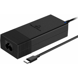 Powertech PT-1604 USB-C Φορτιστής Laptop 90W 20V 4.5A με Αποσπώμενο Καλώδιο Τροφοδοσίας