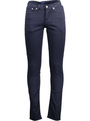 Gant Ανδρικό Τζιν Παντελόνι Ελαστικό Slim Εφαρμογή Navy Μπλε 3G1000180-405
