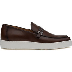 Perlamoda Ανδρικά Μοκασίνια Loafers Δερμάτινα Καφέ 7372