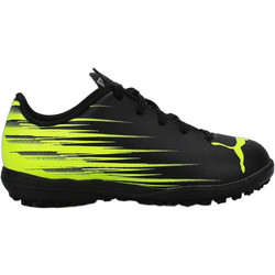 Puma Attacanto II TF 108497-09 Παιδικά Ποδοσφαιρικά Παπούτσια με Σχάρα Μαύρα Κίτρινα