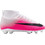 Nike Mercurial Superfly 11 Club FG IO8242-900 Παιδικά Ποδοσφαιρικά Παπούτσια με Τάπες και Καλτσάκι Ροζ Λευκά