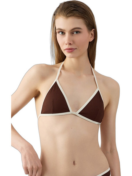 Minerva Bikini Top Τριγωνάκι Σοκολατί 90-9204B-790