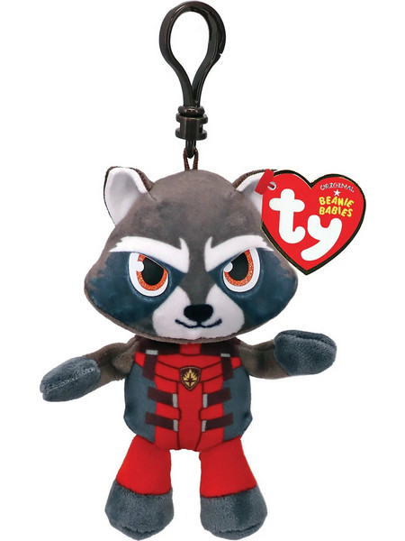 Ty Beanie Babies Marvel Rocket με Κλιπ