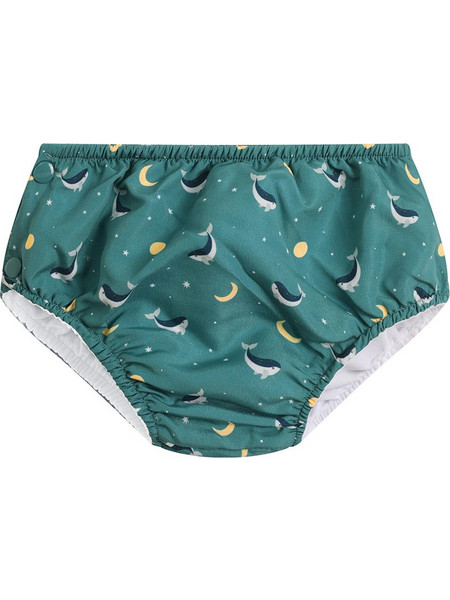 Tutete Teal Whale Βρεφικό Μαγιό Πάνα Σλιπ για Αγόρι Πετρόλ 61-93564