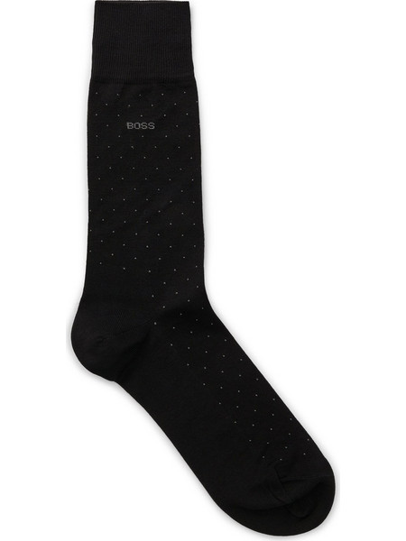 Hugo Boss Ανδρικές Κάλτσες Ψηλές Μαύρες 50469996-001