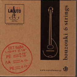 Extra Laouto Classic Σετ 6 Χορδές Μπουζουκιού 10-22" Extra Light Tension