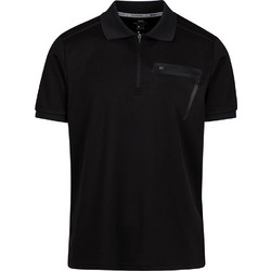 Trespass Ανδρική Αθλητική Μπλούζα Polo Μαύρη MATOPOTR0012-BLK