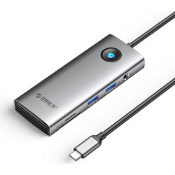 Orico USB-C Docking Station με HDMI PD Ethernet PW11-8PM-GY-EP