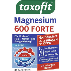 Taxofit Magnesium 600 Forte 30 Ταμπλέτες
