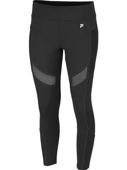Fila Γυναικείο Κολάν Μακρύ Ψηλόμεσο Μαύρο XFL242805-900
