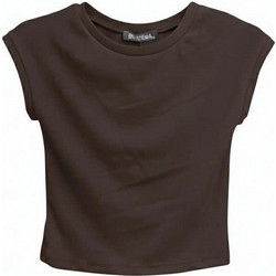 Benissimo Γυναικείο Καλοκαιρινό Crop Top Ριπ Σοκολατί 262031445