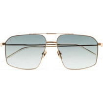 Kaleos DONELLY-3 Ανδρικά Γυαλιά Ηλίου Aviator Μεταλλικά Χρυσά με Πράσινο Φακό