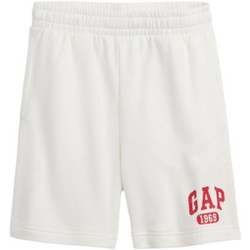 Gap French Terry Παιδικό Σορτς Υφασμάτινο Λευκό Κόκκινο 887251002