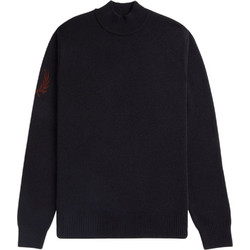 Fred Perry Ανδρικό Πουλόβερ Ζιβάγκο Μαύρο K8530-691