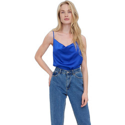 Vero Moda Γυναικείο Καλοκαιρινό Ντραπέ Top Σατέν Royal Blue 10266968