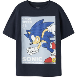 Name It Sonic Παιδικό T-Shirt Κοντομάνικο Navy Μπλε 13255746